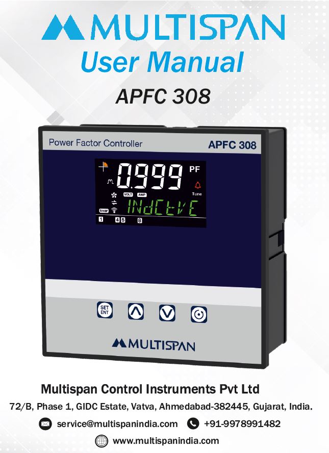 APFC-308 Manual