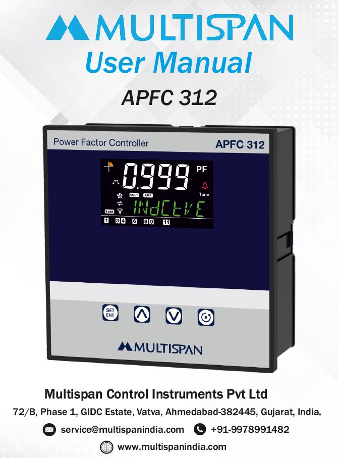 APFC-312 Manual