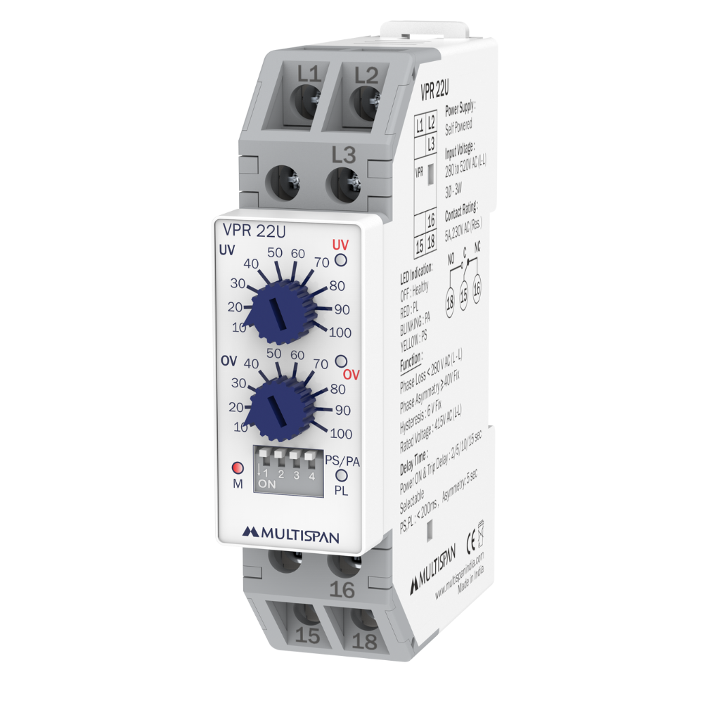 VPR-22U Analog Voltage Protection Relay - Product image