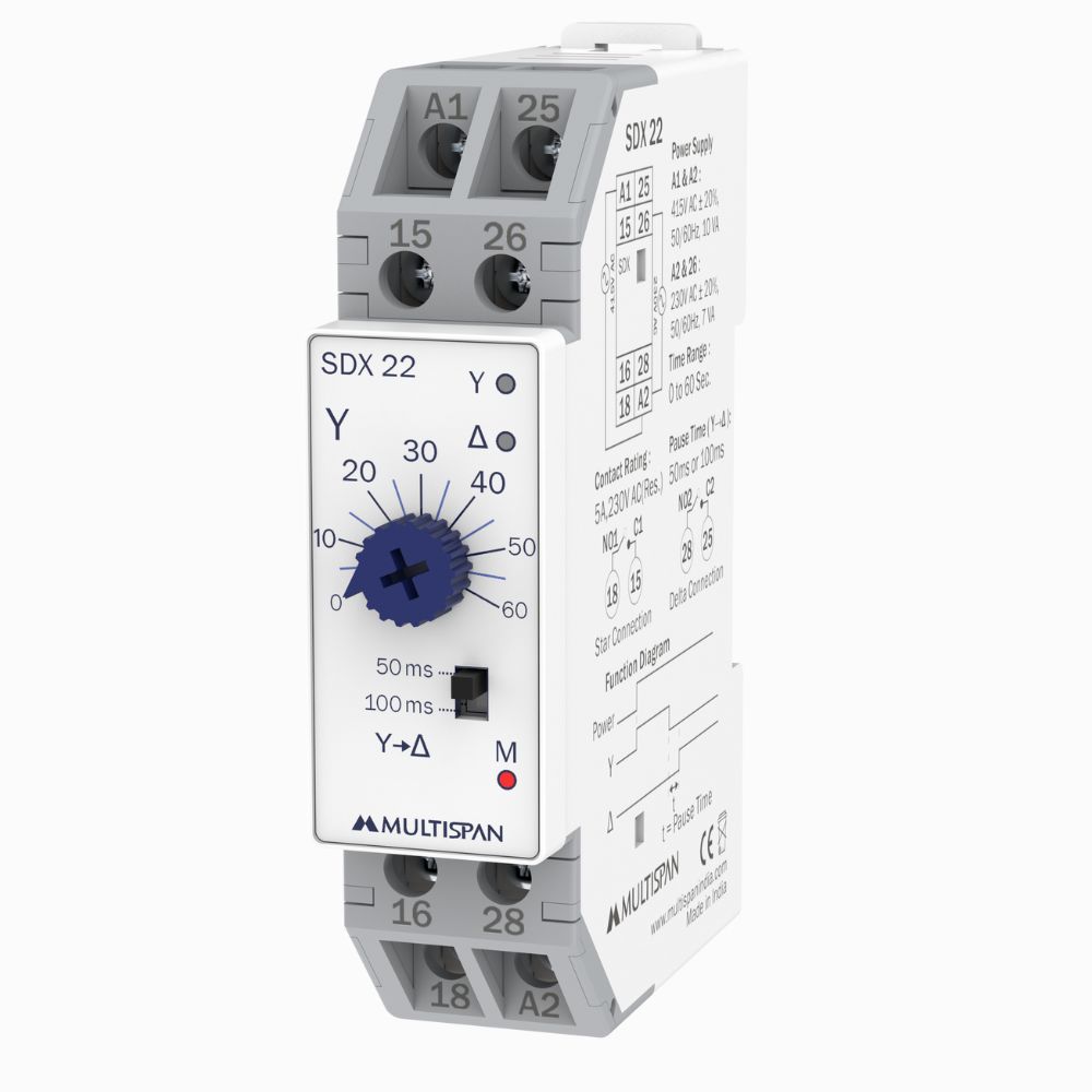 SDX-22 Star Delta Timer - product regular image