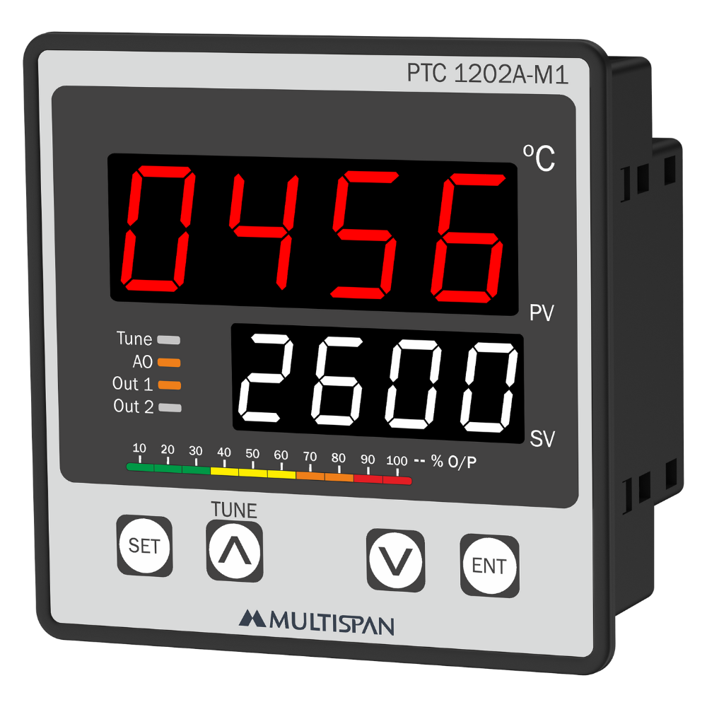 PTC-1202A-M1 PID Controller - Universal Input with Analog Modbus Output - Product image