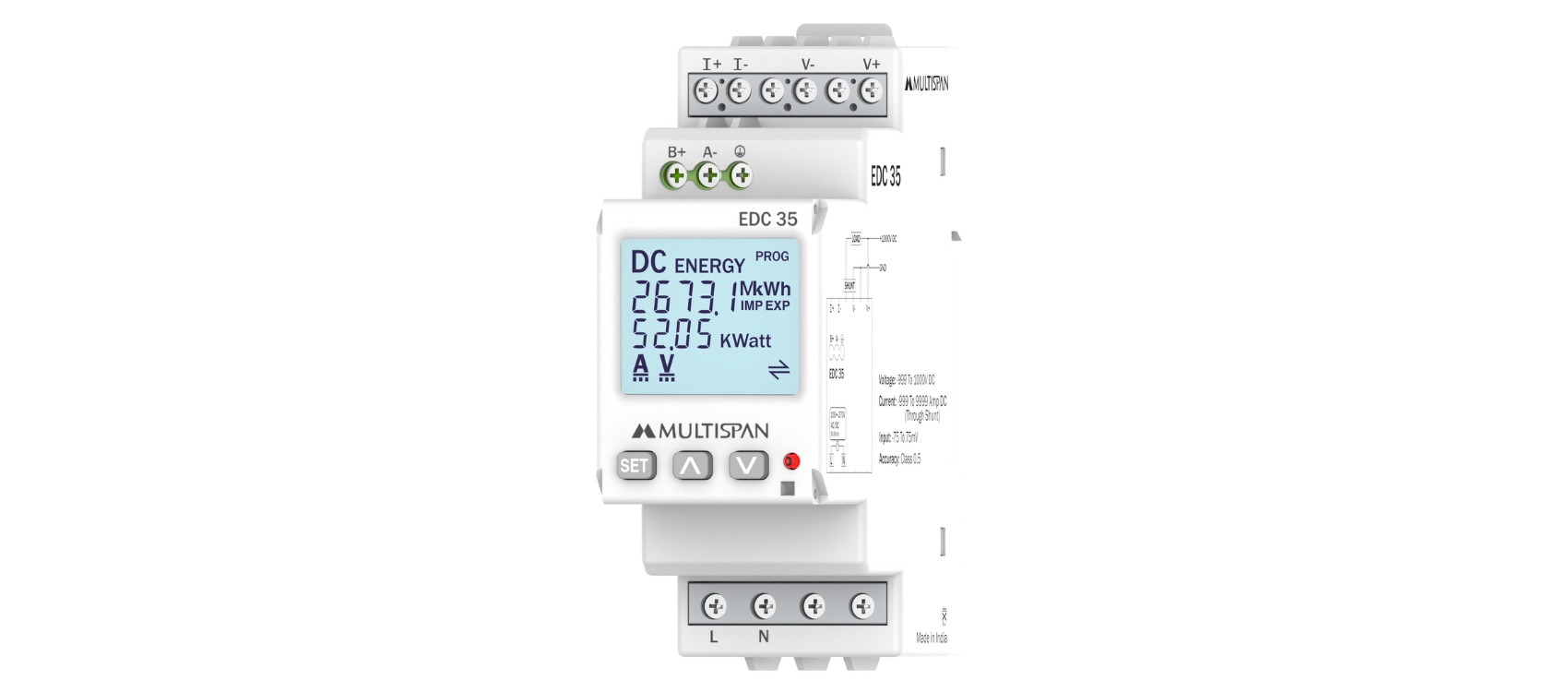 Digital Electric Energy Meters – Multispan