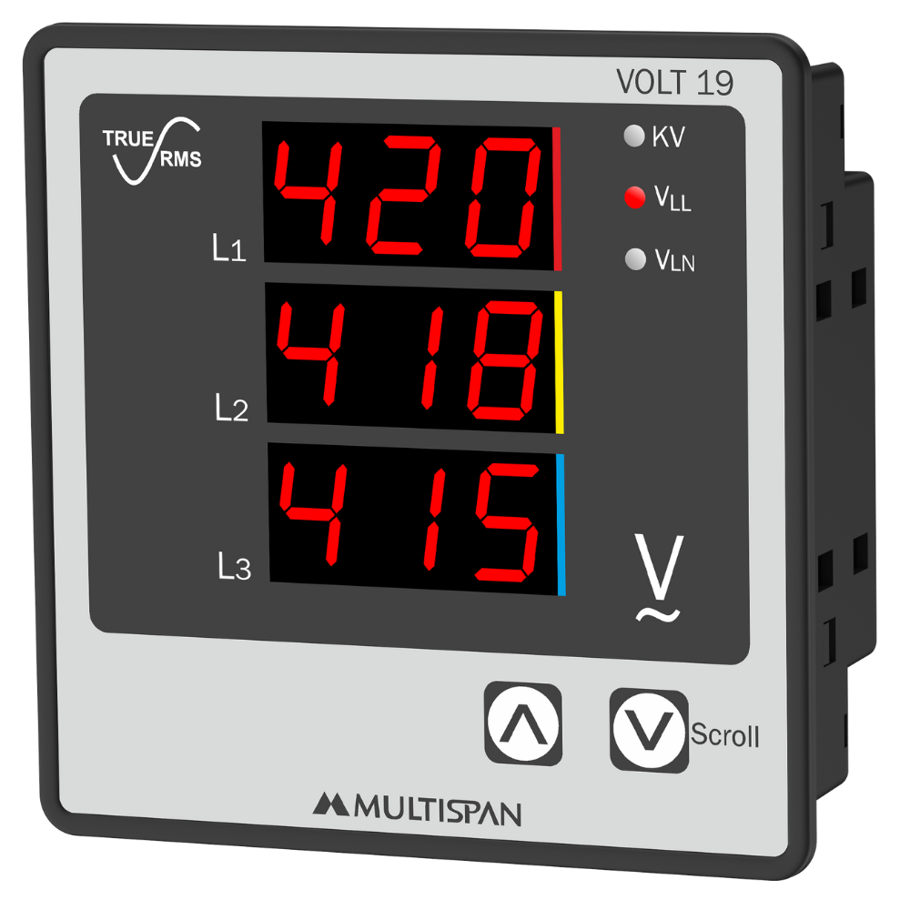 VOLT-19 - 3 Phase voltmeter - product regular image