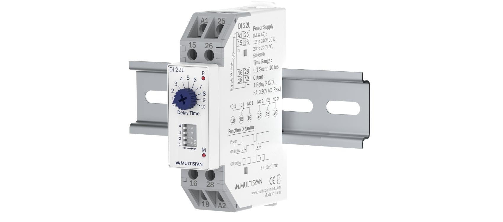 DI-22U On-Off Delay Timer | Multispan